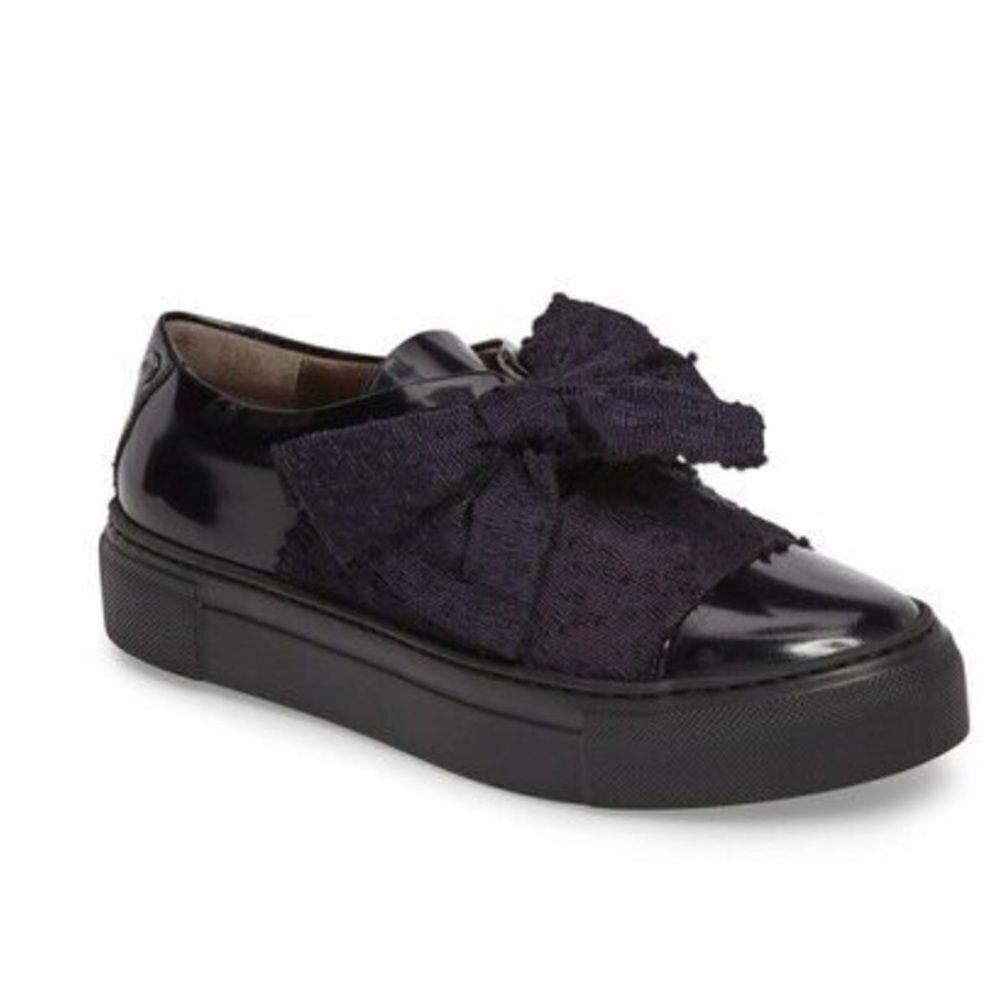 Attilio Giusti Leombruni Bow Chunky Platform Loafers Shoe 381/2